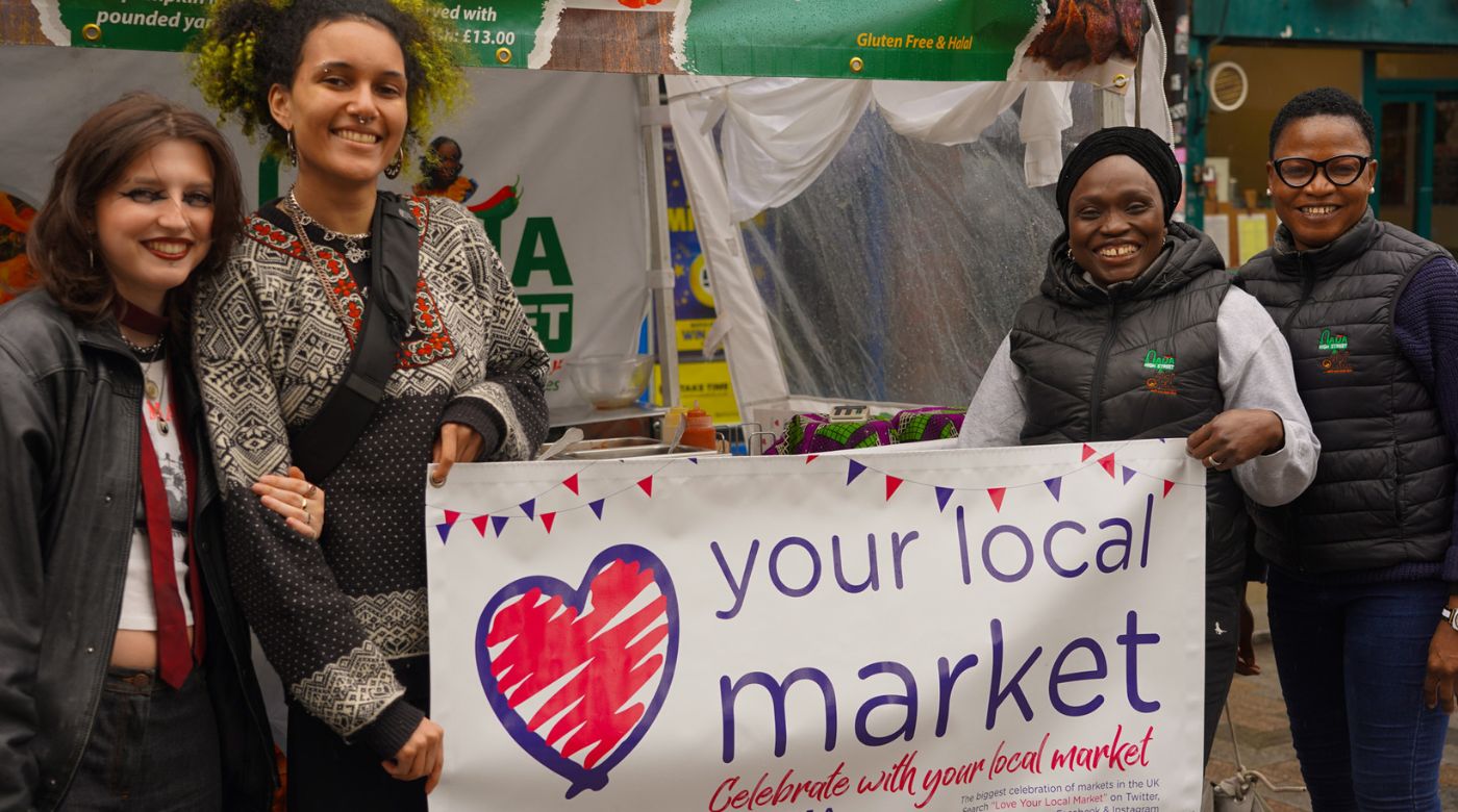 Lower Marsh takes part in the Love Your Local Market campaign